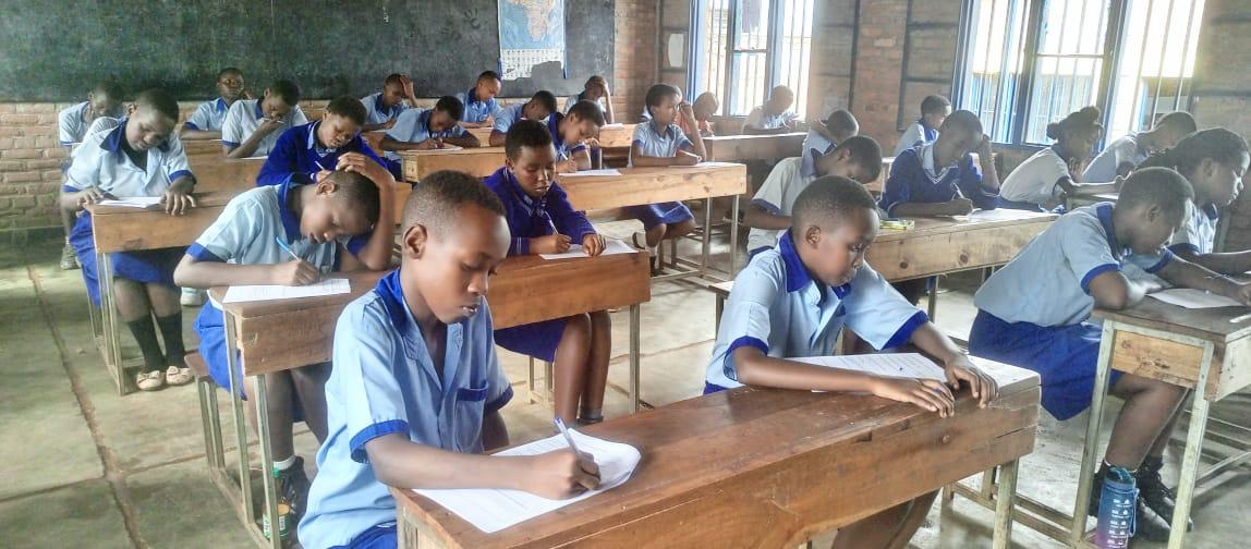 Students at La Pépinière Primary and Nursery School